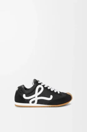 Ballet Runner 2.0 z nylonu i skóry cielęcej