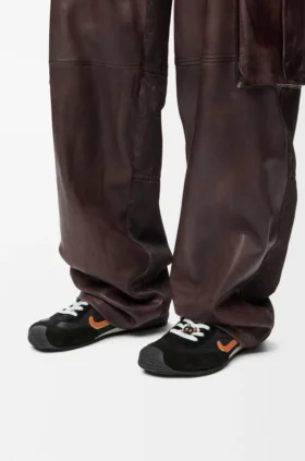 Ballet Runner 2.0 z nylonu i skóry cielęcej