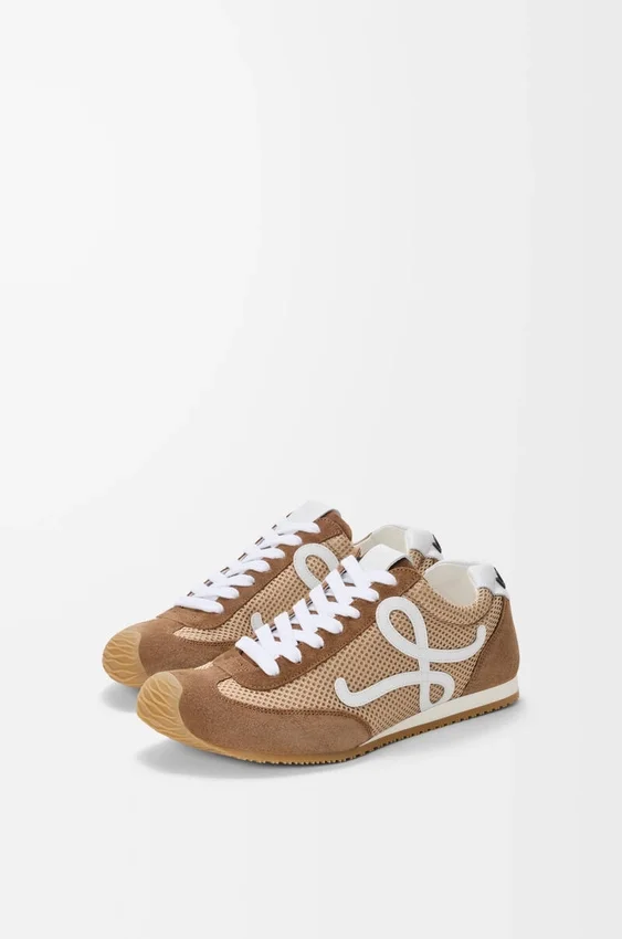 Ballet Runner 2.0 z zamszu i siateczki Ballet Runner 2.0 z zamszu i siateczki