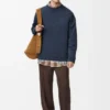 Bluza z anagramem z bawełny Bluza z anagramem z bawełny