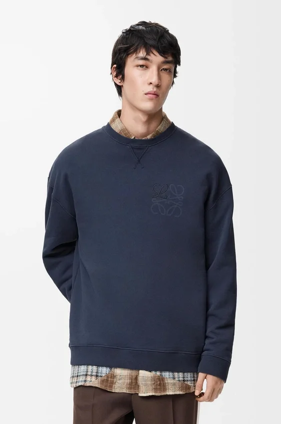 Bluza z anagramem z bawełny Bluza z anagramem z bawełny