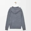 Bluza z kapturem i zamkiem błyskawicznym z wełny z napisem „Anagram” Bluza z kapturem i zamkiem błyskawicznym z wełny z napisem „Anagram”