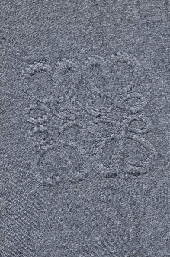 Bluza z kapturem i zamkiem błyskawicznym z wełny z napisem „Anagram” Bluza z kapturem i zamkiem błyskawicznym z wełny z napisem „Anagram”