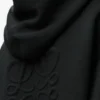 Bluza z kapturem i zamkiem błyskawicznym z wełny z napisem „Anagram” Bluza z kapturem i zamkiem błyskawicznym z wełny z napisem „Anagram”