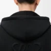 Bluza z kapturem i zamkiem błyskawicznym z wełny z napisem „Anagram” Bluza z kapturem i zamkiem błyskawicznym z wełny z napisem „Anagram”