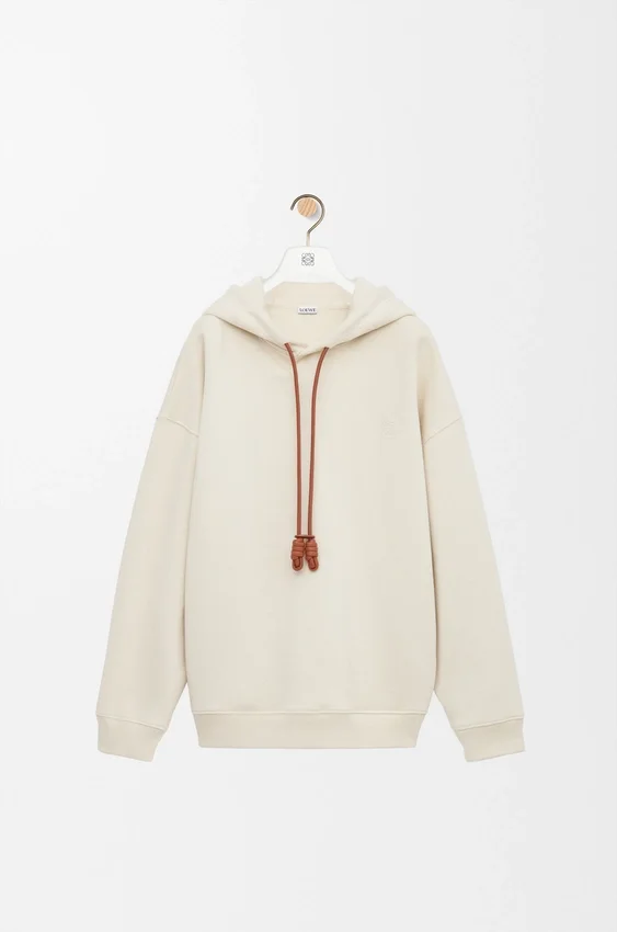 Bluza z kapturem o luźnym kroju, wykonana z bawełny Bluza z kapturem o luźnym kroju, wykonana z bawełny