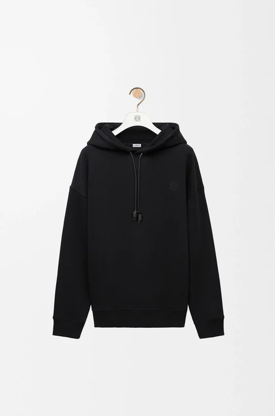 Bluza z kapturem o luźnym kroju, wykonana z bawełny Bluza z kapturem o luźnym kroju, wykonana z bawełny