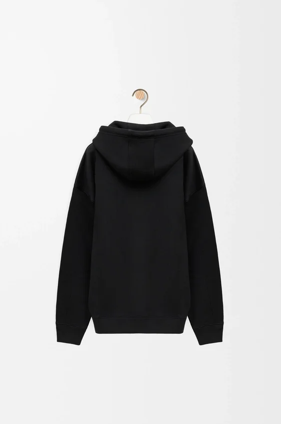 Bluza z kapturem o luźnym kroju, wykonana z bawełny Bluza z kapturem o luźnym kroju, wykonana z bawełny