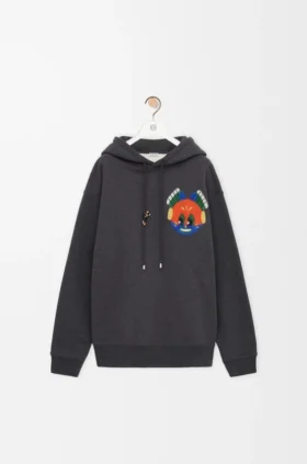 Bluza z kapturem z bawełny