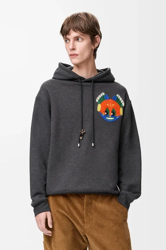 Bluza z kapturem z bawełny Bluza z kapturem z bawełny