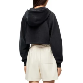 Bluza z kapturem z krótkim rękawem z kolekcji SS23 „Black” S359Y25X30-1720 Bluza z kapturem z krótkim rękawem z kolekcji SS23 „Black” S359Y25X30-1720