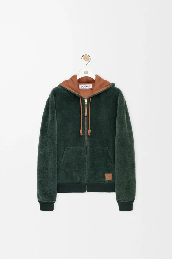 Bluza z kapturem z owczej skóry Bluza z kapturem z owczej skóry