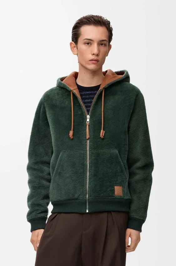 Bluza z kapturem z owczej skóry Bluza z kapturem z owczej skóry