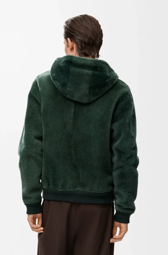 Bluza z kapturem z owczej skóry Bluza z kapturem z owczej skóry