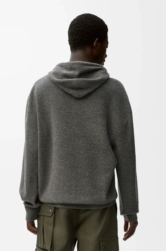Bluza z kapturem z wełny Bluza z kapturem z wełny