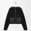 Bluza z kapturem zapinana na zamek, wykonana z wełny Bluza z kapturem zapinana na zamek, wykonana z wełny