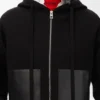 Bluza z kapturem zapinana na zamek, wykonana z wełny Bluza z kapturem zapinana na zamek, wykonana z wełny