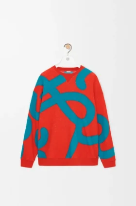 Bluza z wełny i bawełny