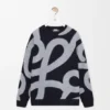 Bluza z wełny i bawełny Bluza z wełny i bawełny
