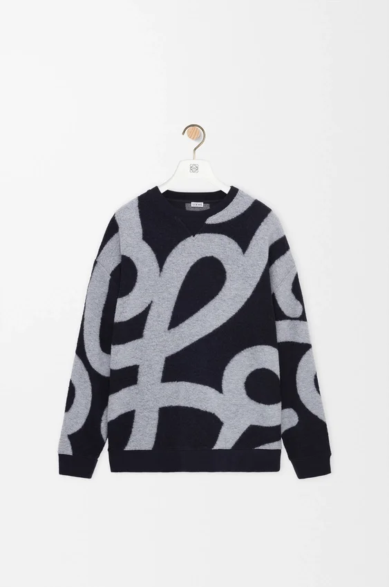 Bluza z wełny i bawełny Bluza z wełny i bawełny