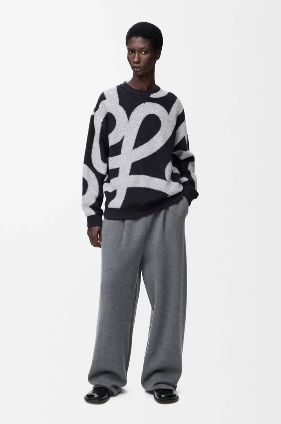 Bluza z wełny i bawełny Bluza z wełny i bawełny