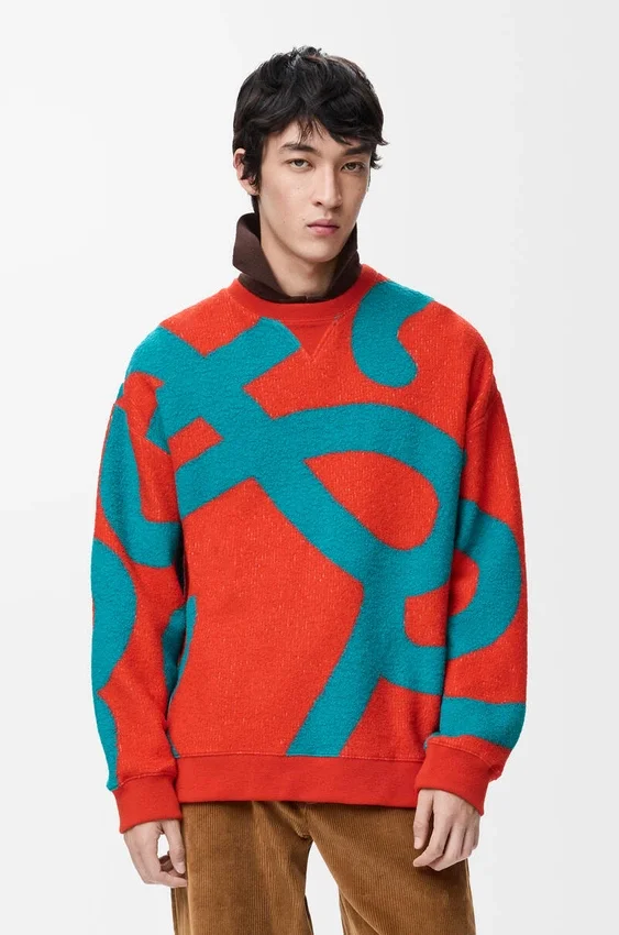 Bluza z wełny i bawełny Bluza z wełny i bawełny