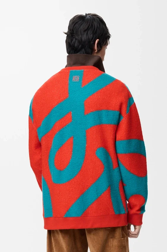 Bluza z wełny i bawełny Bluza z wełny i bawełny
