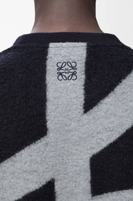 Bluza z wełny i bawełny Bluza z wełny i bawełny