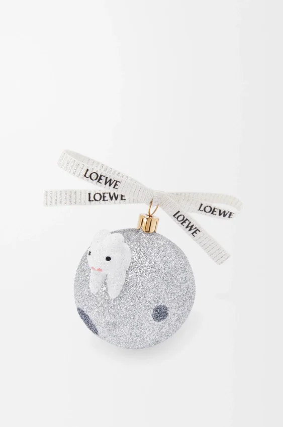 Bombka Bunny on the moon z dmuchanego szkła Bombka Bunny on the moon z dmuchanego szkła
