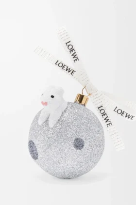 Bombka Bunny on the moon z dmuchanego szkła