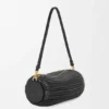 Bracelet Pouch z plisowanej skóry jagnięcej nappa