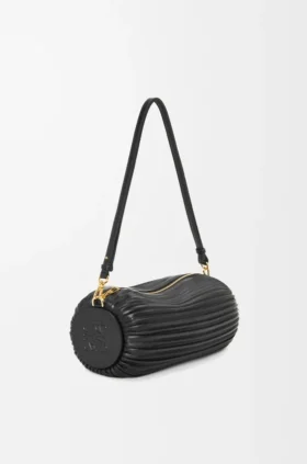 Bracelet Pouch z plisowanej skóry jagnięcej nappa