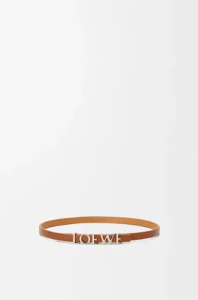 Bransoletka „Double Wrap” marki loewe ze skóry cielęcej