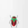 Broszka „Scarabeo” ze srebra próby 925 i emalii Broszka „Scarabeo” ze srebra próby 925 i emalii