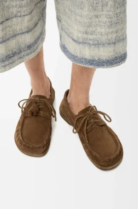 Buty żeglarskie „Campo” z zamszowej skóry cielęcej