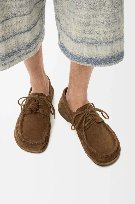 Buty żeglarskie „Campo” z zamszowej skóry cielęcej Buty żeglarskie „Campo” z zamszowej skóry cielęcej