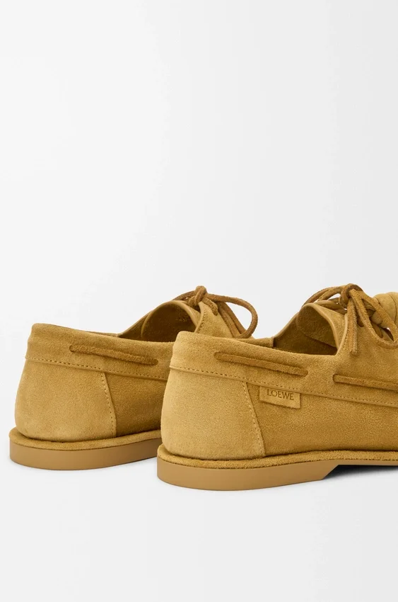 Buty żeglarskie „Campo” z zamszowej skóry cielęcej Buty żeglarskie „Campo” z zamszowej skóry cielęcej