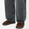 Buty sznurowane Faro z zamszowej skóry cielęcej Buty sznurowane Faro z zamszowej skóry cielęcej