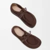 Buty sznurowane Faro z zamszowej skóry cielęcej Buty sznurowane Faro z zamszowej skóry cielęcej