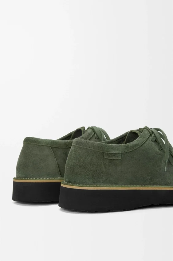 Buty sznurowane Faro z zamszowej skóry cielęcej Buty sznurowane Faro z zamszowej skóry cielęcej
