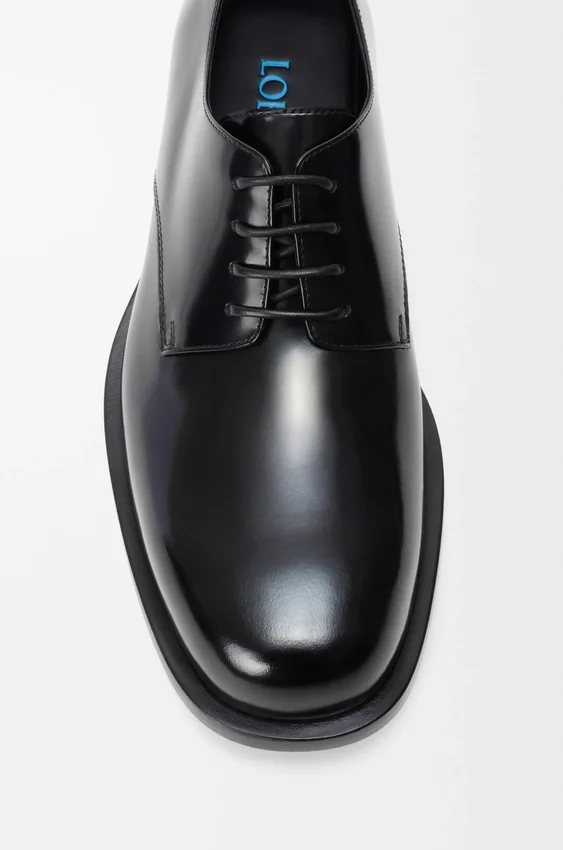 Buty typu derby „Bobine” z szczotkowanej skóry cielęcej Buty typu derby „Bobine” z szczotkowanej skóry cielęcej
