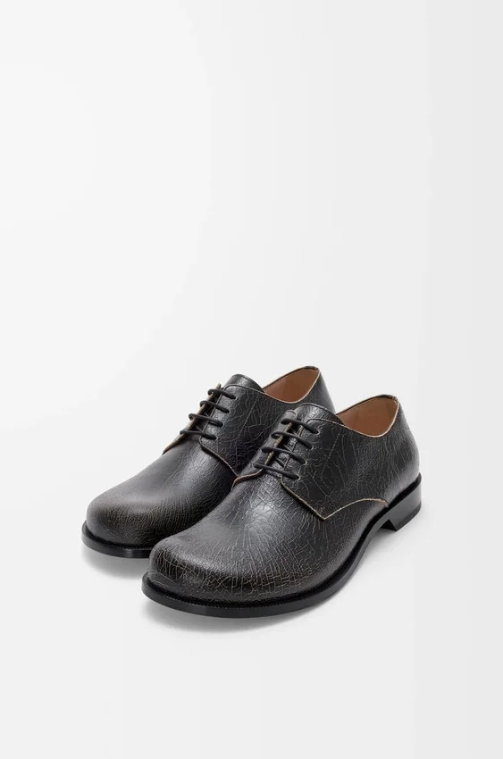 Buty typu derby Campo z postarzanej skóry cielęcej Buty typu derby Campo z postarzanej skóry cielęcej