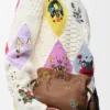 Cats Mini Flamenco Clutch z nappa cielęcej skóry