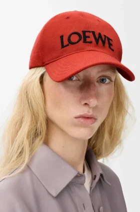 Czapka loewe z bawełnianego płótna