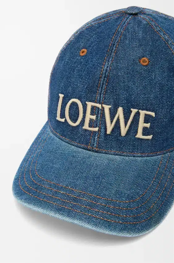 Czapka loewe z dżinsu Czapka loewe z dżinsu