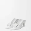 Czółenka z klapką z tyłu w stylu origami, wykonane ze skóry jagnięcej
