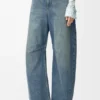 Dżinsy Anagram Barrel z denimu