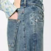 Dżinsy Anagram Barrel z denimu