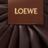 Drapowana torba tote z miękkiej skóry jagnięcej typu nappa Drapowana torba tote z miękkiej skóry jagnięcej typu nappa