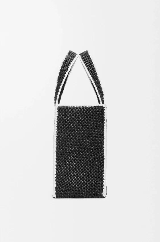 Duża torba Loewe Font Tote z rafii Duża torba Loewe Font Tote z rafii
